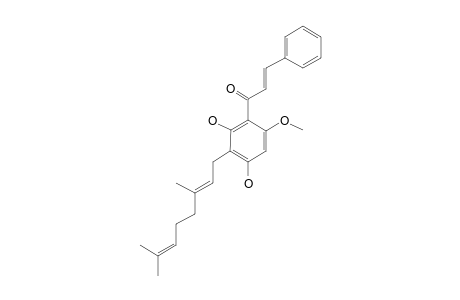 2',4'-DIHYDROXY-3'-(1''-GERANYL)-6'-METHOXYCHALCONE