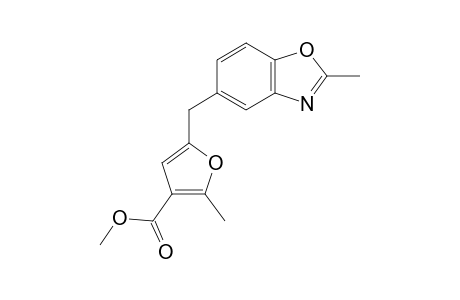 Methyl 2-Methyl-5-[(2-methylbenzo[d]oxazol-5-yl)methyl]furan-3-carboxylate