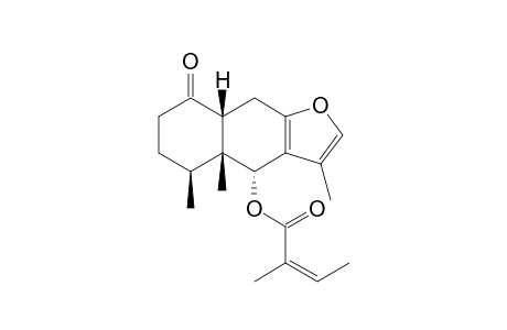 6.alpha.-Angeloyloxy-10.beta.H-furanoeremophil-1-one