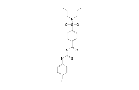 1-[p-(dipropylsulfamoyl)benzoyl]-3-(p-fluorophenyl)-2-thiourea