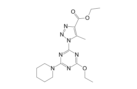 1-(4-Ethoxy-6-piperidino-s-triazin-2-yl)-5-methyl-triazole-4-carboxylic acid ethyl ester