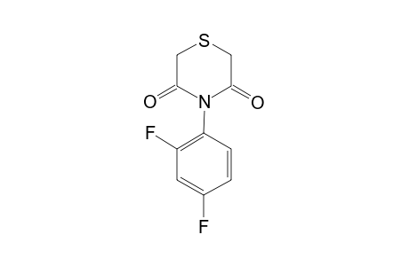 4-(2,4-difluorophenyl)-3,5-thiomorpholinedione