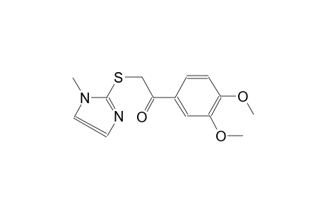 ethanone, 1-(3,4-dimethoxyphenyl)-2-[(1-methyl-1H-imidazol-2-yl)thio]-