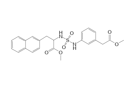 Methyl 2-[[(3'-[[(methoxycarbonyl)methyl]phenyl}amino]sulfonyl]amino}phenyl]-3-(naphthalen-2"-yl)propanoate