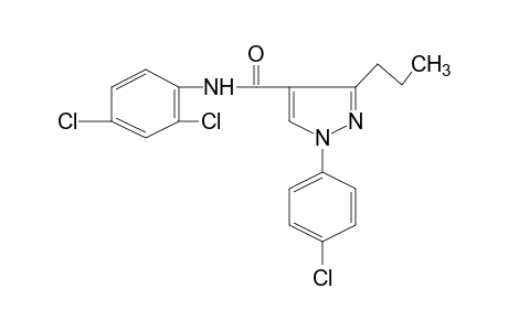 1-(p-chlorophenyl)-2',4'-dichloro-3-propylpyrazole-4-carboxanilide