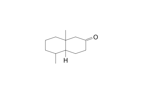 2(1H)-NAPHTALENONE, OCTAHYDRO-5,8a-DIMETHYL-