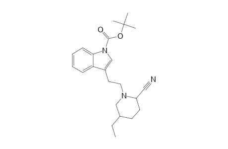 1-[2-(3-(N-BOC)-INDOLYL)-ETHYL]-2-CYANO-5-ETHYLPIPERIDINE