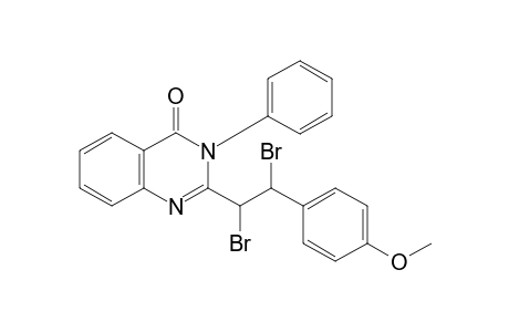 2-(alpha,beta-DIBROMO-p-METHOXYPHENETHYL)-3-PHENYL-4(3H)-QUINAZOLINONE