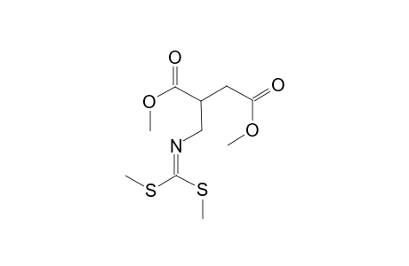Butanedioic acid, [[[bis(methylthio)methylene]amino]methyl]-, dimethyl ester