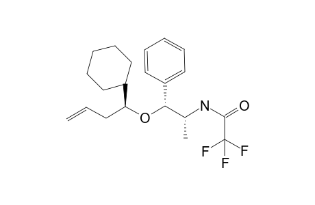 (4S,1'R,2'R)-4-Cyclohexyl-4-(2'-trifluoroacetylamido-1'-phenylpropyloxy)but-1-ene