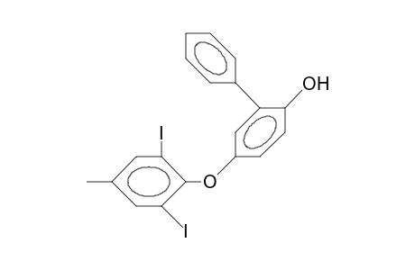 2-Phenyl-4-(2,6-dijodo-4-methylphenoxy)-phenol