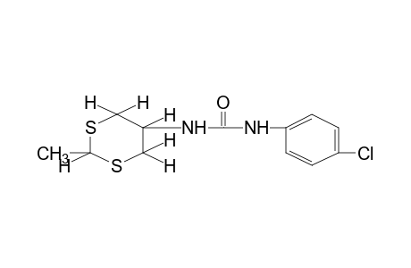 1-(p-chlorophenyl)-3-(2-methyl-m-dithian-5-yl)urea