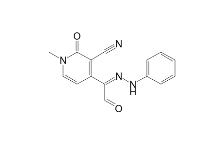 1-Methyl-2-oxo-4-[(1Z)-2-oxo-N-phenylethanehydrazonoyl]-1,2-dihydro-3-pyridinecarbonitrile
