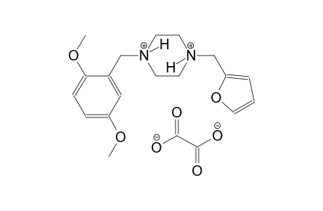 1-(2,5-dimethoxybenzyl)-4-(furan-2-ylmethyl)piperazine oxalate