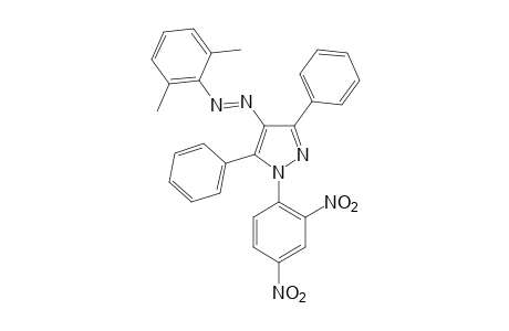 1-(2,4-DINITROPHENYL)-3,5-DIPHENYL-4-(2,6-XYLYLAZO)PYRAZOLE