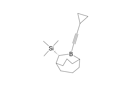 (-)-B-(2-CYCLOPROPYLETHYN-1-YL)-(10S)-TRIMETHYLSILYL-9-BORABICYCLO-[3.3.2]-DECANE