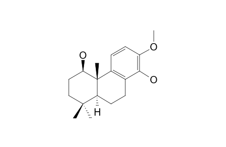 1-BETA,14-DIHYDROXY-13-METHOXY-8,11,13-PODOCARPATRIENE