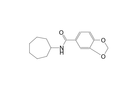 1,3-benzodioxole-5-carboxamide, N-cycloheptyl-