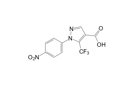 1-(4-Nitrophenyl)-5-(trifluoromethyl)-1H-pyrazole-4-carboxylic acid
