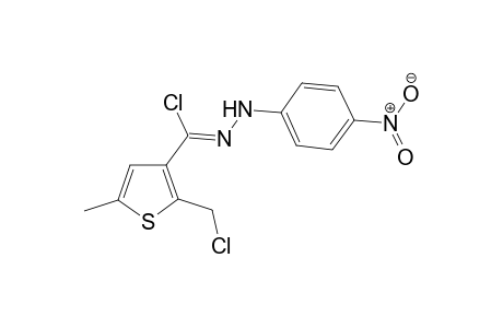 2-(Chloromethyl)-3-[N-(p-nitrophenylamino)chlorocarboximidoyl]-5-methylthiophene