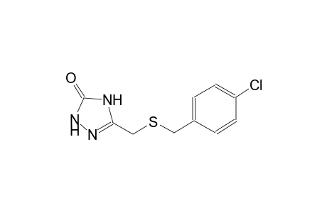3H-1,2,4-triazol-3-one, 5-[[[(4-chlorophenyl)methyl]thio]methyl]-2,4-dihydro-