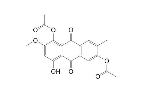 3,8-Diacetoxy-5-hydroxy-7-methoxy-2-methylanthracene- 9,10-dione