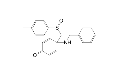 4-(N-Benzylamino)-4-[(p-tolylsulfinyl)methyl]-2,5-cyclohexadien-1-one