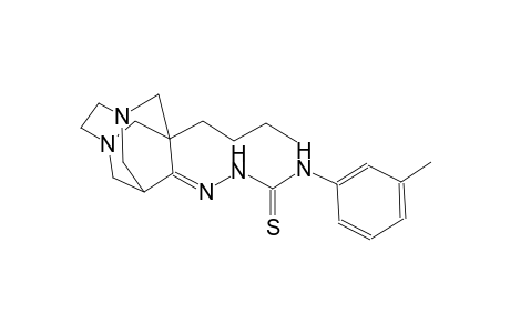 (9Z)-1-butyl-3,6-diazatricyclo[4.3.1.1~3,8~]undecan-9-one N-(3-methylphenyl)thiosemicarbazone