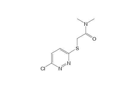 2-[(6-chloro-3-pyridazinyl)thio]-N,N-dimethylacetamide