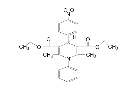 1,4-dihydro-2,6-dimethyl-4-(p-nitrophenyl)-1-phenyl-3,5-pyridinedicarboxylic acid, diethyl ester