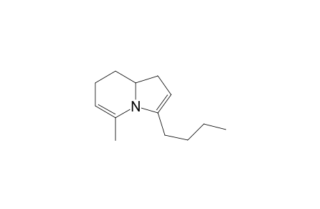 5-Butyl-3-methyl-1,7,8,8a-tetrahydroindolizine