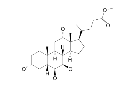 METHYL-3-ALPHA,6-BETA,7-BETA,12-ALPHA-TETRAHYDROXY-5-BETA-CHOLANOATE