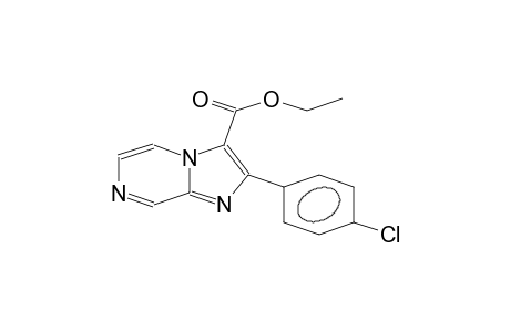 3-ETHOXYCARBONYL-2-(4'-CHLOROPHENYL)-IMIDAZO-[1,2-A]-PYRAZINE