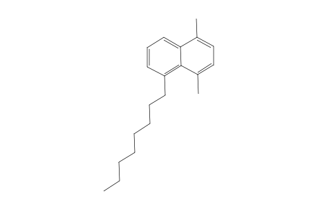 Naphthalene, 1,4-dimethyl-5-octyl-