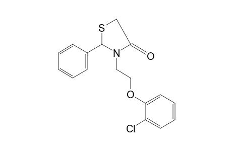 3-[2-(o-chlorophenoxy)ethyl]-2-phenyl-4-thiazolidinone