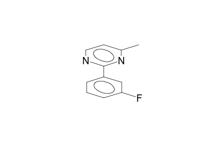 4-METHYL-2-(META-FLUOROPHENYL)PYRIMIDINE