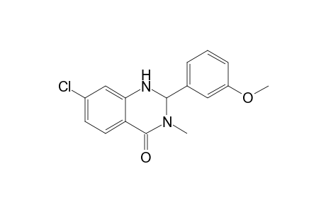 7-Chloro-2-(3-methoxyphenyl)-3-methyl-2,3-dihydroquinazolin-4(1H)-one