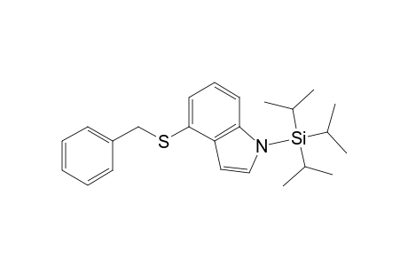 4-Benzylthio-1-triisopropylsilylindole
