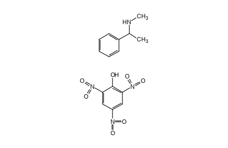 N,alpha-dimethylbenzylamine, picrate
