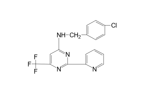 4-[(p-CHLOROBENZYL)AMINO]-2-(2-PYRIDYL)-6-(TRIFLUOROMETHYL)PYRIMIDINE