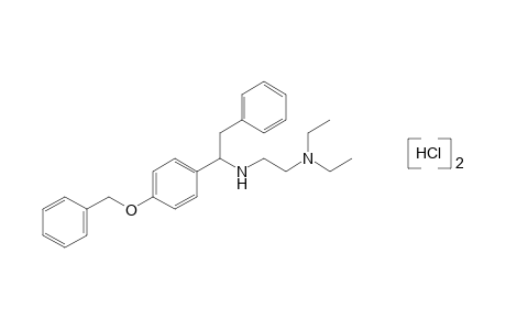 N'-{1-[p-(benzyloxy)phenyl]-2-phenylethyl}-N,N-diethylethylenediamine, dihydrochloride