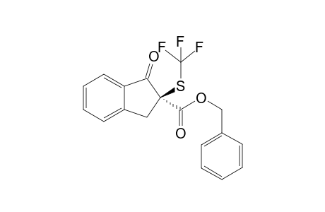 (2S)-Benzyl 2-trifluoromethanesulfenyl-1-oxoindan-2-carboxylate