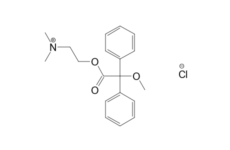 diphenylmethoxyacetic acid, 2-(dimethylamino)ethyl ester, hydrochloride