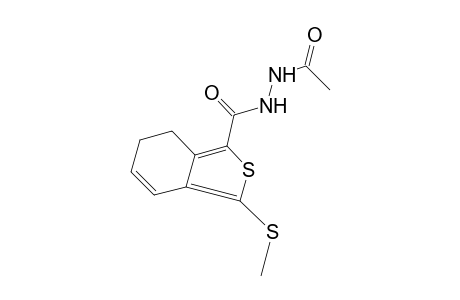 1-acetyl-2-{[6,7-dihydro-3-(methylthio)benzo[c]thien-1-yl]carbonyl}hydrazine