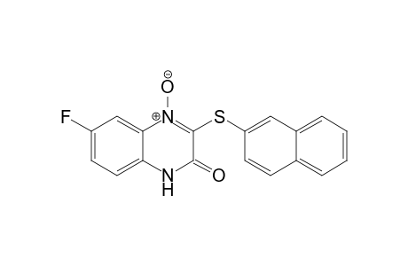 6-Fluoro-3-(naphthalen-2-ylsulfanyl)quinoxalin-2(1H)-one 4-Oxide