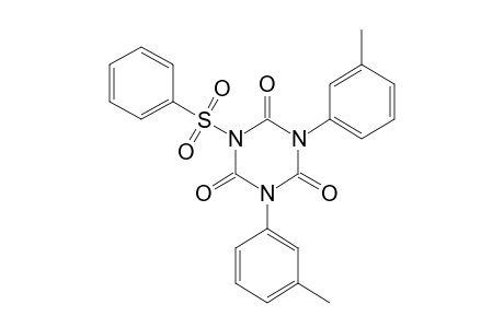 1,3-di-m-tolyl-5-(phenylsulfonyl)-s-triazine-2,4,6(1H,3H,5H)-trione