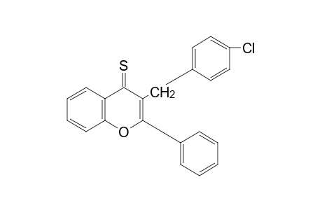 3-(4-CHLOROBENZYL)-4-THIOFLAVONE