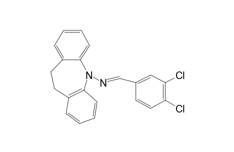 5[H]-[3,4-Dichlorobenzalamino]-10,11-dihydrodibenz[B,F]azepine