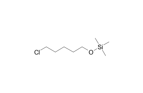 5-Chloropentan-1-ol, tms