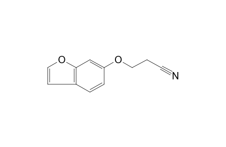 3-[(6-benzofuranyl)oxy]propionitrile